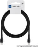  Cable USB C to USB C Blue Star 3A 60W ECO 1 m PJ73-13-3 black (5903396364426)