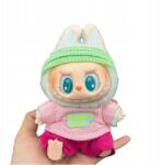  17 cm-es Labubu baba ruhaszett (kalap+felső+nadrág, baba nélkül) (labu-bu A1-469)