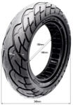  Roller tömör gumi 10x2.5-6.1-B34 (V3, Nedong, fekete, városi)