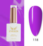 Everin Oja Semipermanentă Everin Royal Collection 10 ml - 118 Violet Electric | Violet Intens Vibrant (ERC-118)