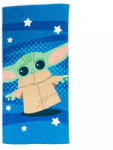 Carbotex Star Wars Baby Yoda fürdőlepedő, strandtörölköző 70*140cm (ST2402504-R)