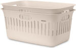 Brabantia Collect-It Laundry Basket szennyeskosár 2db-os szett, 40L, műanyag, világos bézs