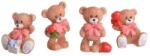  Figurine ursuleti pentru decoratiuni florale set 4 buc (45432)