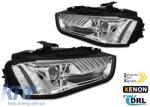  Xenon headlight kit suitable for Audi A4 B8 2012-2015 with dynamic turn signal, black base, left and right (ABAUHX6010388)