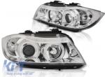  Tuning headlight set suitable for BMW 3 Series E90/E91 2005-2008 with black base, left and right (ABBMHX6010475)