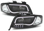 KITT Lightning Angel Eyes első lámpa Xenon, Audi A6 4B C5 (06.2001-05.2004) bal és jobbkormányos modellekhez, fekete (HLAUA64BFLHID)