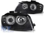  Tuning headlight set with LED lights suitable for Audi A3 8P 05.2003-03.2008 3D/5D, left and right (ABAUHX6010358)