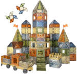Onshine Set de construit cu piese magnetice Onshine Magnetic Tiles 100 de piese (103448)