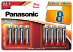 Panasonic Pro Power Alkáli Ceruza Elem AA (LR6) BL/8 Pan Pro AA