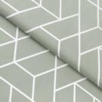 Goldea pamutvászon - mozaik minta, zsálya alapon 160 cm