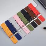  Curea Smartwatch din Silicon Premium - Sistem Quick Release - 16/18/20/22 mm - Culori: Gri, Albastru, Crem, Roz (WZ1514)