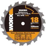 WORX Lama multifunctionala Worx WA8304, 120 mm, pentru lemn si metal, argintiu (WA8304) Panza fierastrau