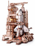 Rokr Puzzle 3D, din lemn, electric, Naveta spatiala, 446 piese (LKA02)
