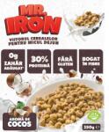 Mr. Iron Cereale cu 30% proteina fara zahar low-carb gluten free si vegane Cocos, 250g, Mr. Iron