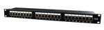 Gembird Patch panel Gembird NPP-C524-002 Cat5e 24 porturi 1U negru (NPP-C524-002)