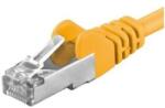PremiumCord Patchcord SFTP RJ45-RJ45 Cat. 6A, 1m, galben "SFTP-6A-1-Y" (timbru verde 0.08 lei) (SFTP-6A-1-Y)