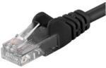 PremiumCord Patchcord UTP RJ45 Cat. 5e 0.5m NEGRU (UTP-5E-0.5-BK)