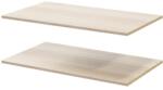 GOODHOME Pachet 2 rafturi, stejar, 100 x 58 cm GoodHome Atomia Raft
