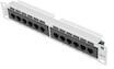 Lanberg Panou de conexiuni , Lanberg , cat. 6 12 Porturi 1U , 10'' , gri (PPU6-9012-S)