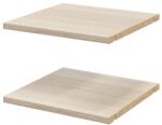 GOODHOME Pachet 2 rafturi, stejar, 37 x 35 cm GoodHome Atomia Raft