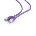 Gembird Cablu FTP GEMBIRD Cat6, cupru-aluminiu, 0.25 m, violet, AWG26, ecranat PP6-0.25M/V (PP6-0.25M/V)