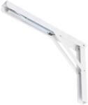GOODHOME Suport raft GOODHOME, metal, 30 x 3 x 20.6 cm, alb Raft