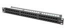 Lanberg Patch Panel 48 port 1U, cat. 5e, Lanberg , Negru (PPU5-1048-B)