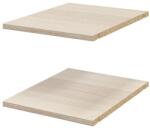 GOODHOME Pachet 2 rafturi, stejar, 37 x 45 cm GoodHome Atomia Raft