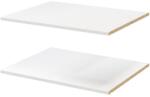 GOODHOME Pachet 2 rafturi, alb, 75 x 58 cm GoodHome Atomia Raft