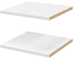 GOODHOME Pachet 2 rafturi, albe, 37 x 35 cm GoodHome Atomia Raft