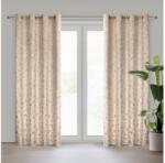 EUROFIRANY Carmela bársony sötétítő függöny Bézs 140x250 cm