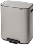 Brabantia Bo hulladéktartály 60 l szürke 255083 (255083)