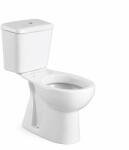 Water Fun OSLO || monoblokkos, mélyöblítéses WC csésze tartállyal, alsó kifolyással, slim wc ülőkével, kerámia, fehér (WCS-001)