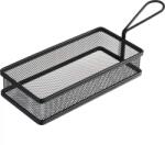 APS Snackholder Coș de prăjit pentru servire, negru/mat, lungime: 310 mm, lățime: 105 mm, înălțime: 70 mm