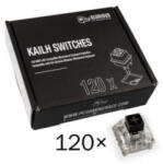 GLORIOUS Billentyűzet kiegészítő Glorious Kailh Box Black Switch Lineáris Halk (120db) (KAI-BLACK)
