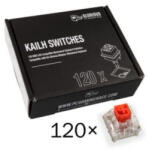 GLORIOUS Billentyűzet kiegészítő Glorious Kailh Box Red Switch Lineáris Halk (120db) (KAI-RED)