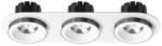 Rendl light studio SHARM R III süllyesztett lámpa fehér fekete króm 230V LED 3x10W 24° 3000K (R14575)