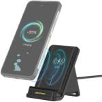 Ulefone Stand incarcare wireless Ulefone, 50W incarcare rapida, Design orizontal vertical, Bobina dubla, Cooler vertical 3D, Ventilator
