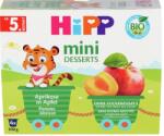 Hipp Био десерт Hipp - Кайсии и ябълки, 5м+, 4 х 100 g (5816) - ozone