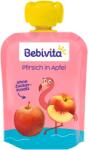Bebivita Плодова закуска Bebivita - Праскова и ябълка, 90 g (19057) - ozone