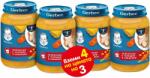 Nestle Пюре Nestle Gerber - Зеленчуци с телешко и макарони, 3+1 подарък x 190 g (12456727) - ozone