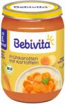 Bebivita Био ястие Bebivita - Бейби моркови с картофи, 190 g (12600) - ozone