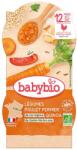 Babybio Био меню Babybio Лека нощ - Пилешко месо, киноа и зеленчуци, 12 м+, 2 х 200 g (3288131520605) - ozone