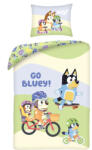 Halantex Bluey ágyneműhuzat szett - Go Bluey (BY-9740BL) (BY-9740BL)