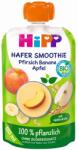 Hipp Био смути Hipp - Пауч с праскова, ябълка и банан с овес, 120 ml (1100039018) - ozone