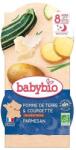 Babybio Био меню Babybio Лека нощ - Тиквички, картофи и пармезан, 8 м+, 2 х 200 g (3288131520889) - ozone