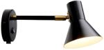 halo design 747450 - Aplică de perete STYLE 1xE14/25W/230V negru/alamă (HO0074)