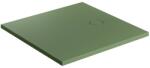 Omnires Cadita de dus Omnires AQUAROCK, 90x90 cm, compozit, verde mat (AQUAROCK90-KOL)