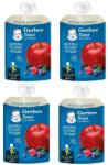 Nestle Плодова закуска Nestle Gerber Natural - Пауч с ябълки и горски плодове, 4 х 150 g (4x12472988) - ozone