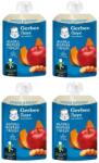 Nestle Плодова закуска Nestle Gerber Natural - Пауч с ябълки, моркови и тиква, 4 х 150 g (4x12515991) - ozone
